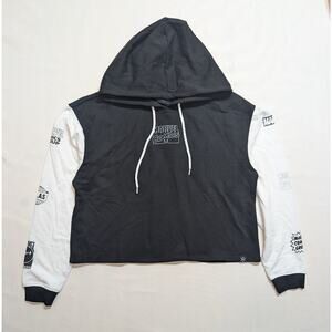 Marvel Comic Iconic Comfy Loungewear Fleece Women Cropped Sweatshirt Size Medium